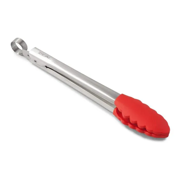 25cm Silicone Cook’s Tongs, Assorted Colours