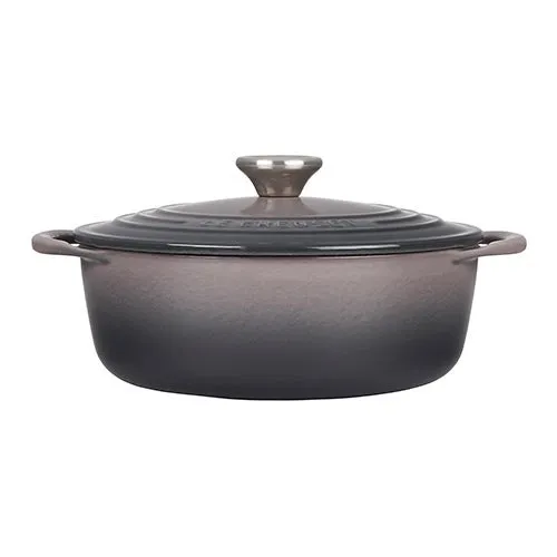 2.75qt Shallow Round Cast Iron Oven Oyster