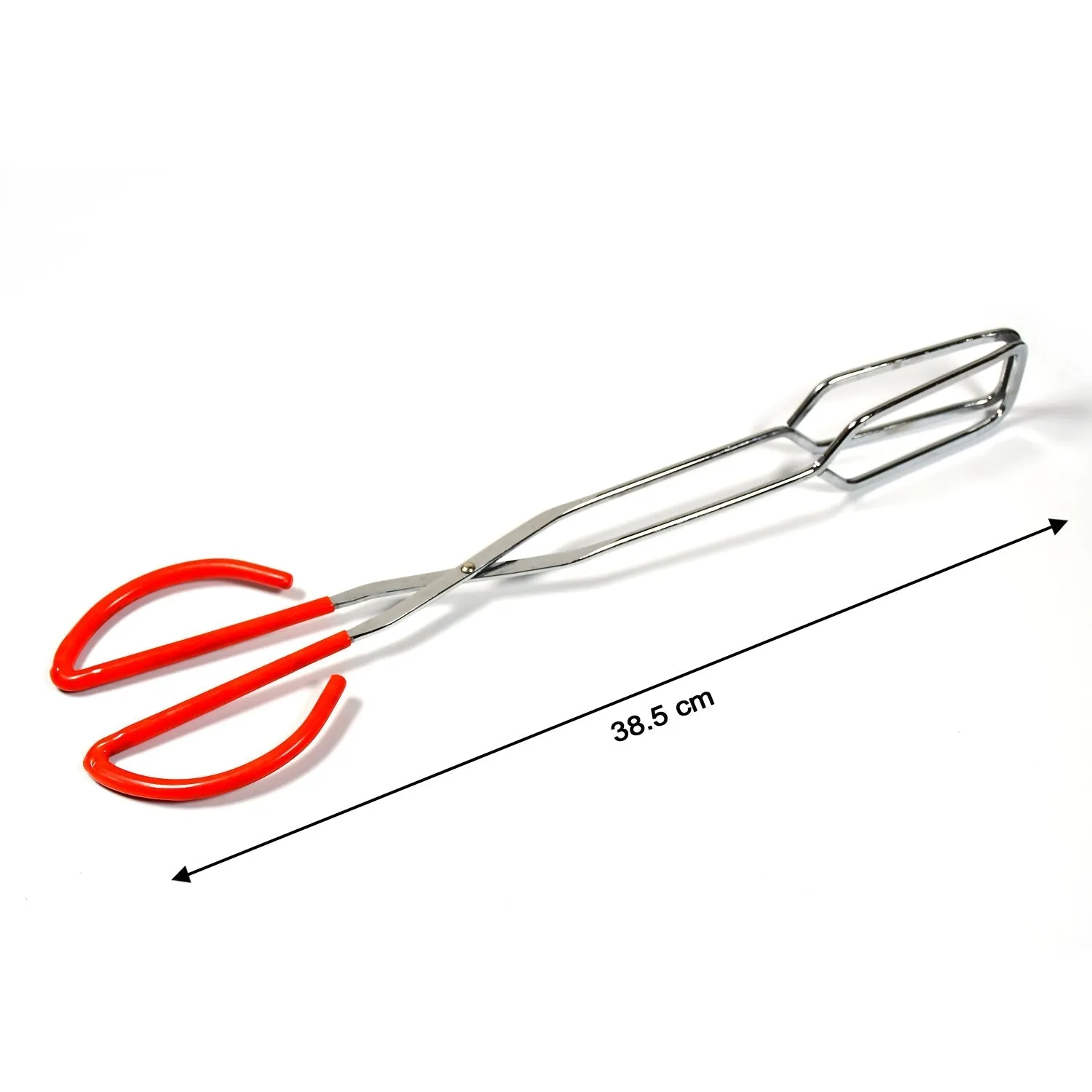 2984 Kitchen Baking BBQ Heat Resistant Cooking Food Clip with Silicone Tips Tongs , Pack of 1