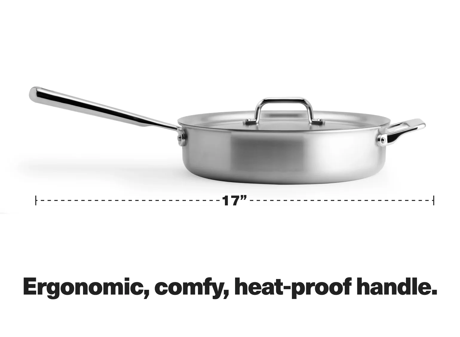 3 QT Stainless Steel Sauté