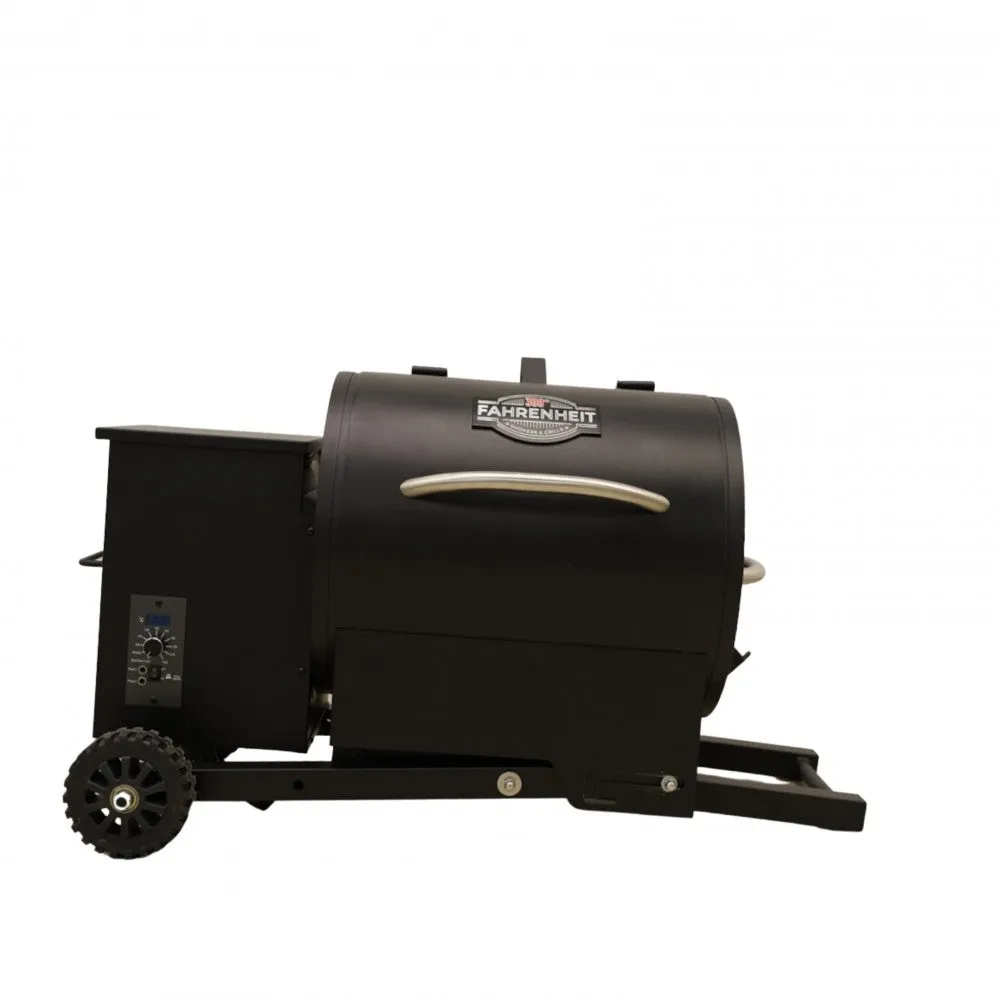 300 Fahrenheit - Small Portable Pellet Smoker (Black) - IBF