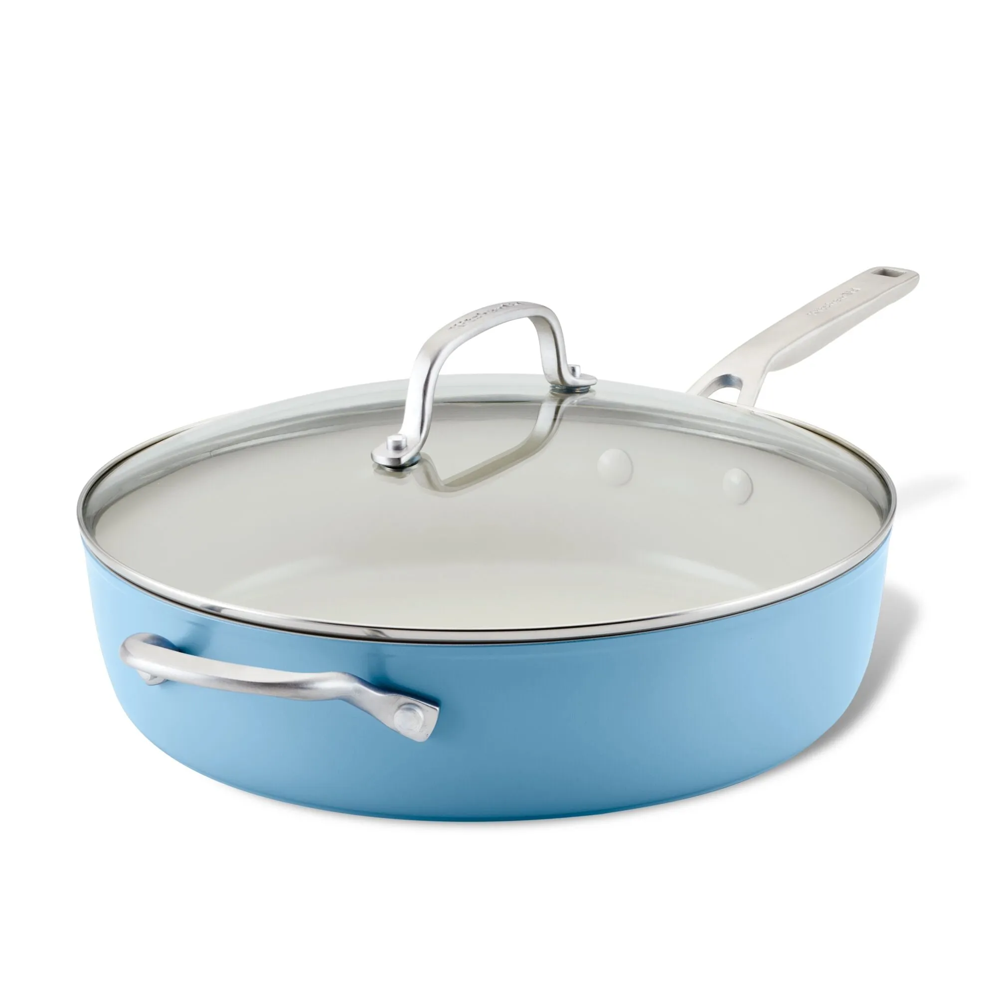 5-Quart Hard Anodized Ceramic Nonstick Sauté Pan with Lid