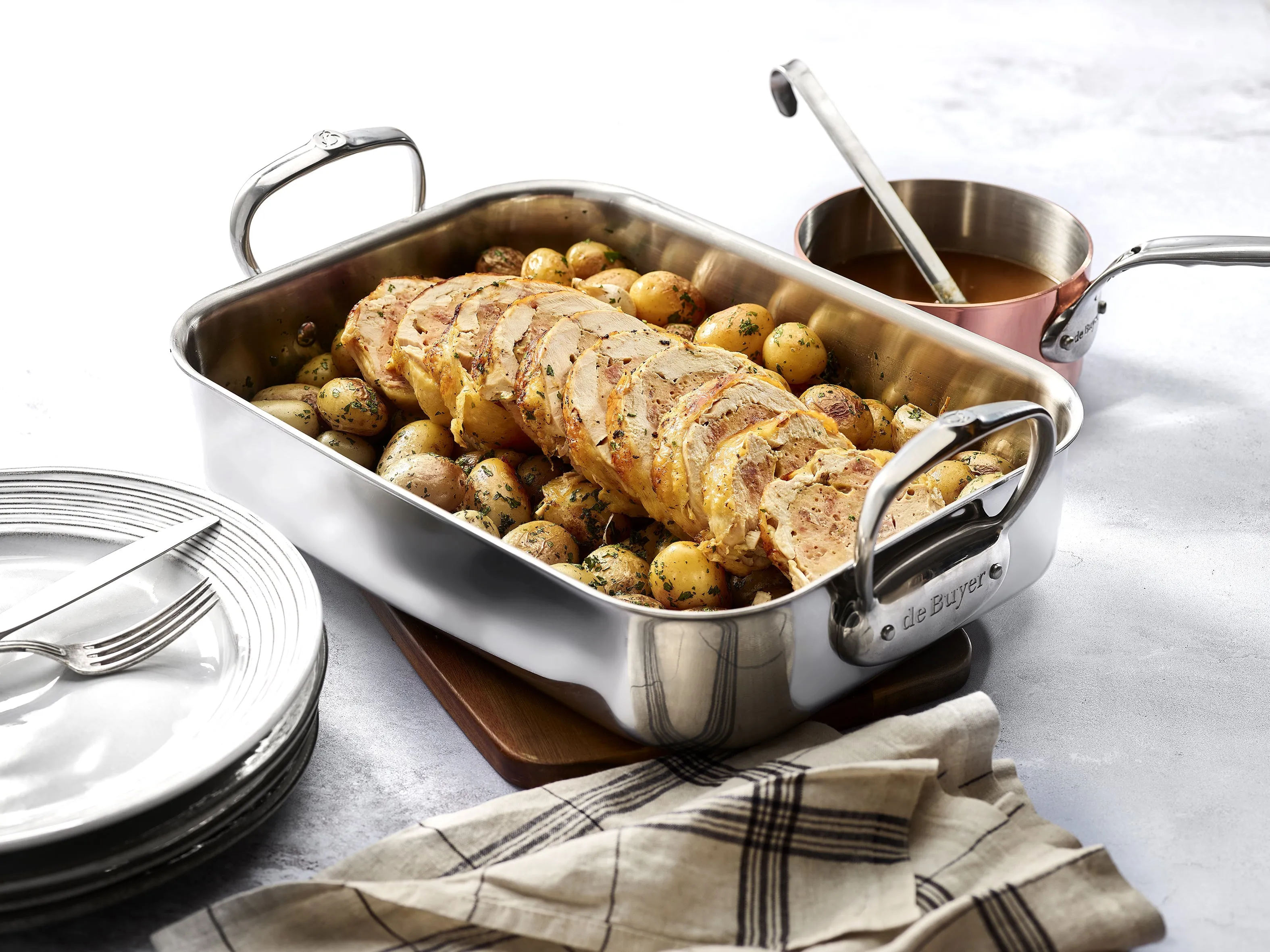 AFFINITY 5-ply Stainless Steel Roasting Pan