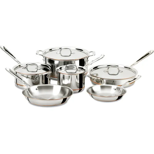 All-Clad Copper Core 10 Piece Cookware Set