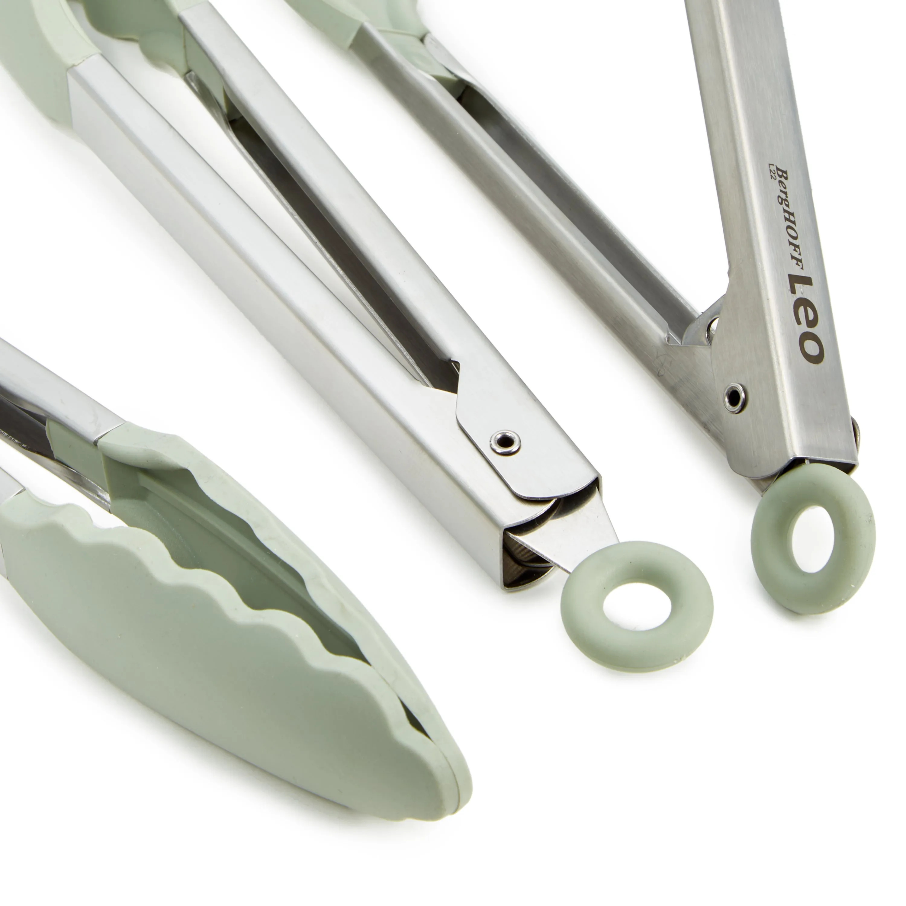 BergHOFF Leo Balance 3pc Serving Tongs Set, Sage