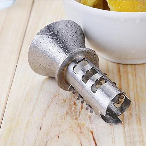 Best Utensils Stainless Steel Manual Lemon Juicer Squeezer Reamer 18/8 Stainless Steel Hand Held Citrus Juicer and Lemon Pourer (1)