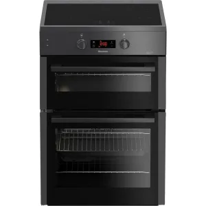 Blomberg HIN651N 60cm Double Oven Electric Cooker with Induction Hob  Anthracit