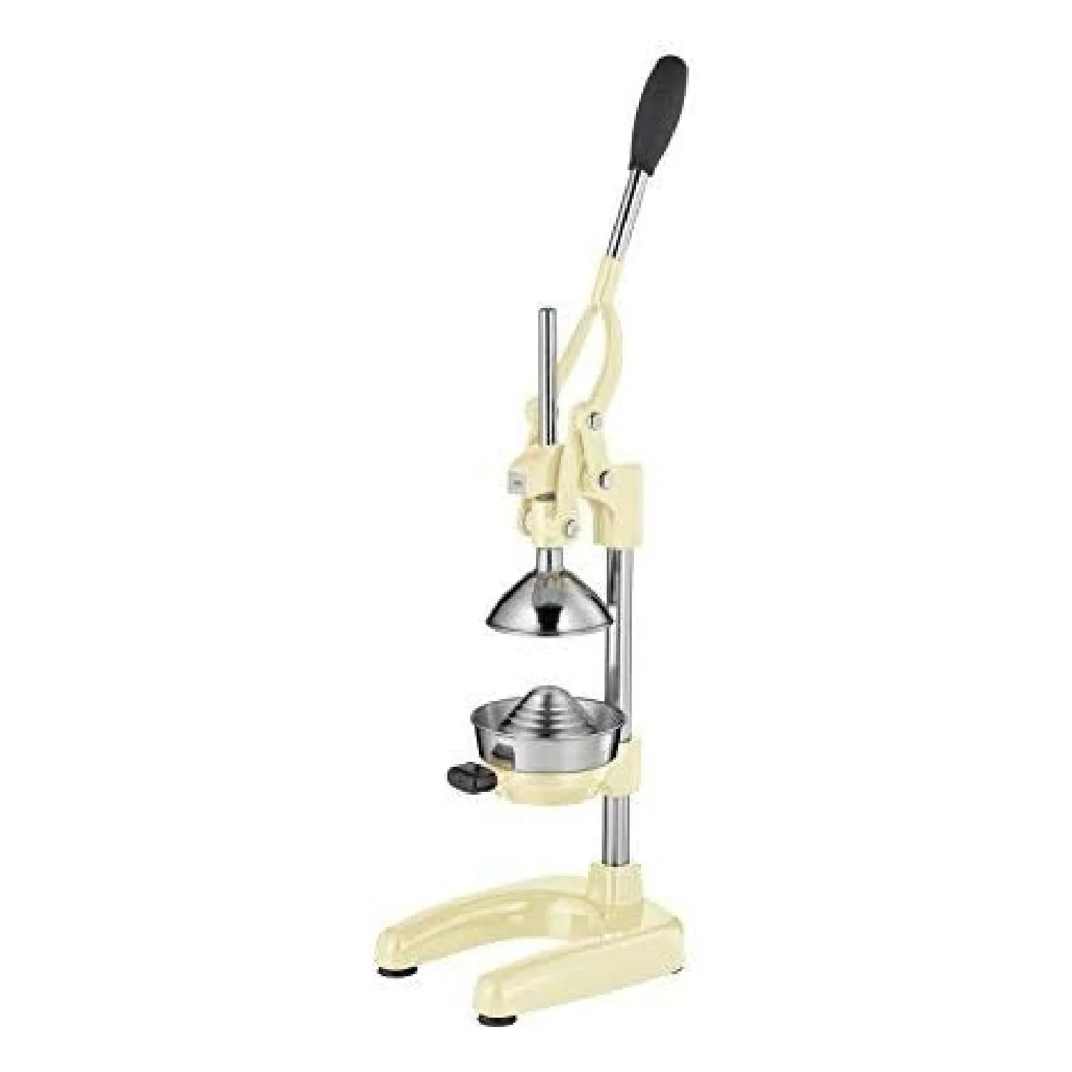 Cilio Commercial Grade Manual Citrus Juicer, Extractor, and Juice Press (Cream)