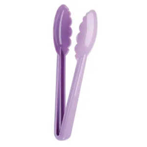 CL697 Mercer Culinary Utility Tongs Allergen Purple 9.5"