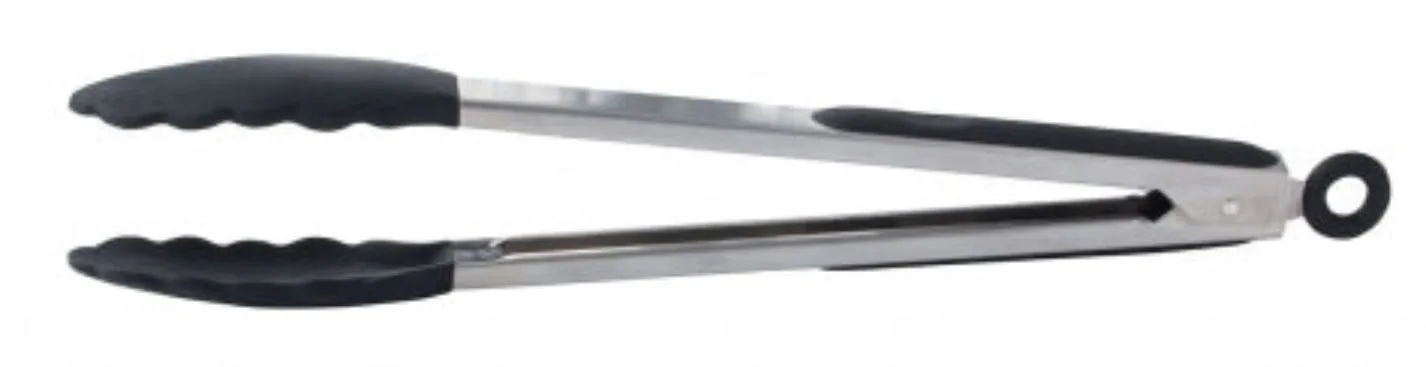 Cuisena Locking Tongs With Silicone Head 31cm