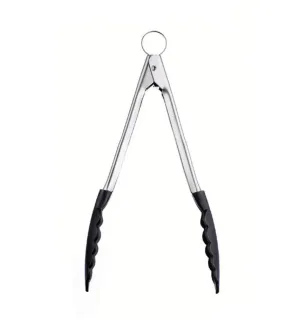 Cuisipro Silicone Locking Tongs - 9.5" Black