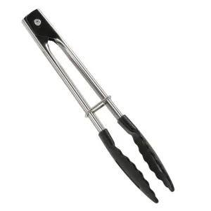 Danesco 1345306BK 7" Black Mini Tongs