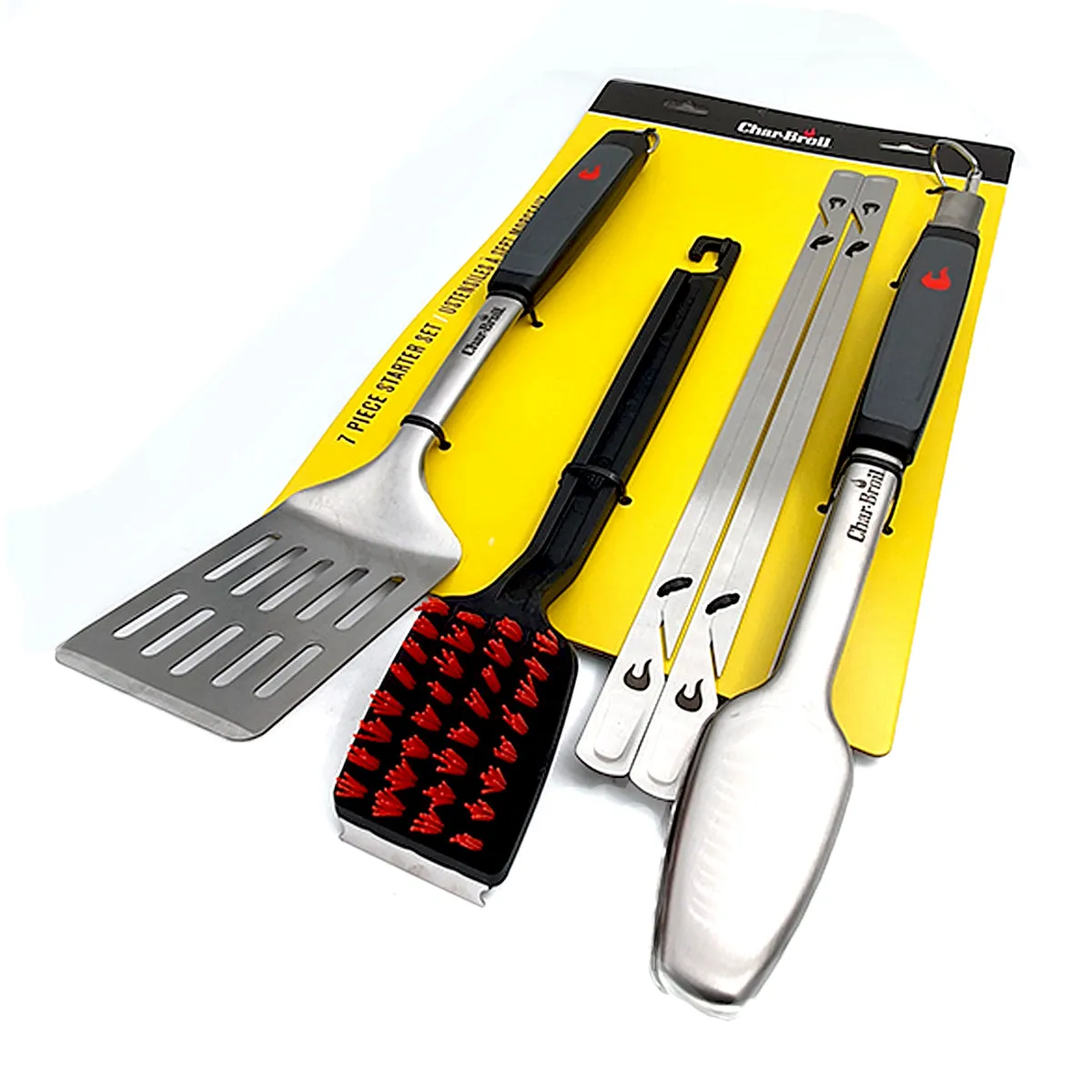 Deluxe Crave 7-Piece Complete BBQ Tool Set