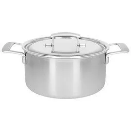 Demeyere Industry 5 Stainless Steel 5.5qt Dutch Oven with lid