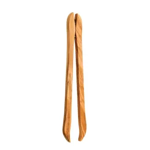 Eddington's Olive Wood Hinged Tongs