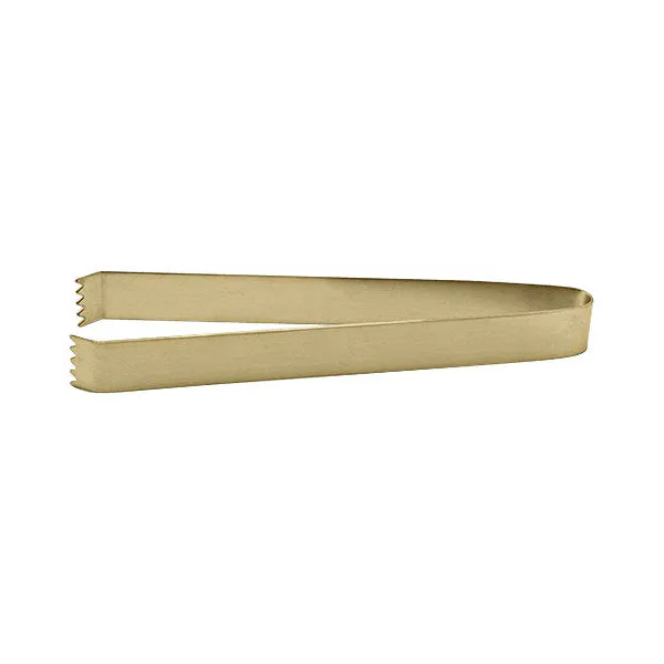 FOH Brushed Stainless Steel Tongs, 7", 12 ct