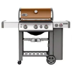 Genesis II E-330 3-Burner LP Gas Grill   Side Burner, 39,000-BTU, Copper