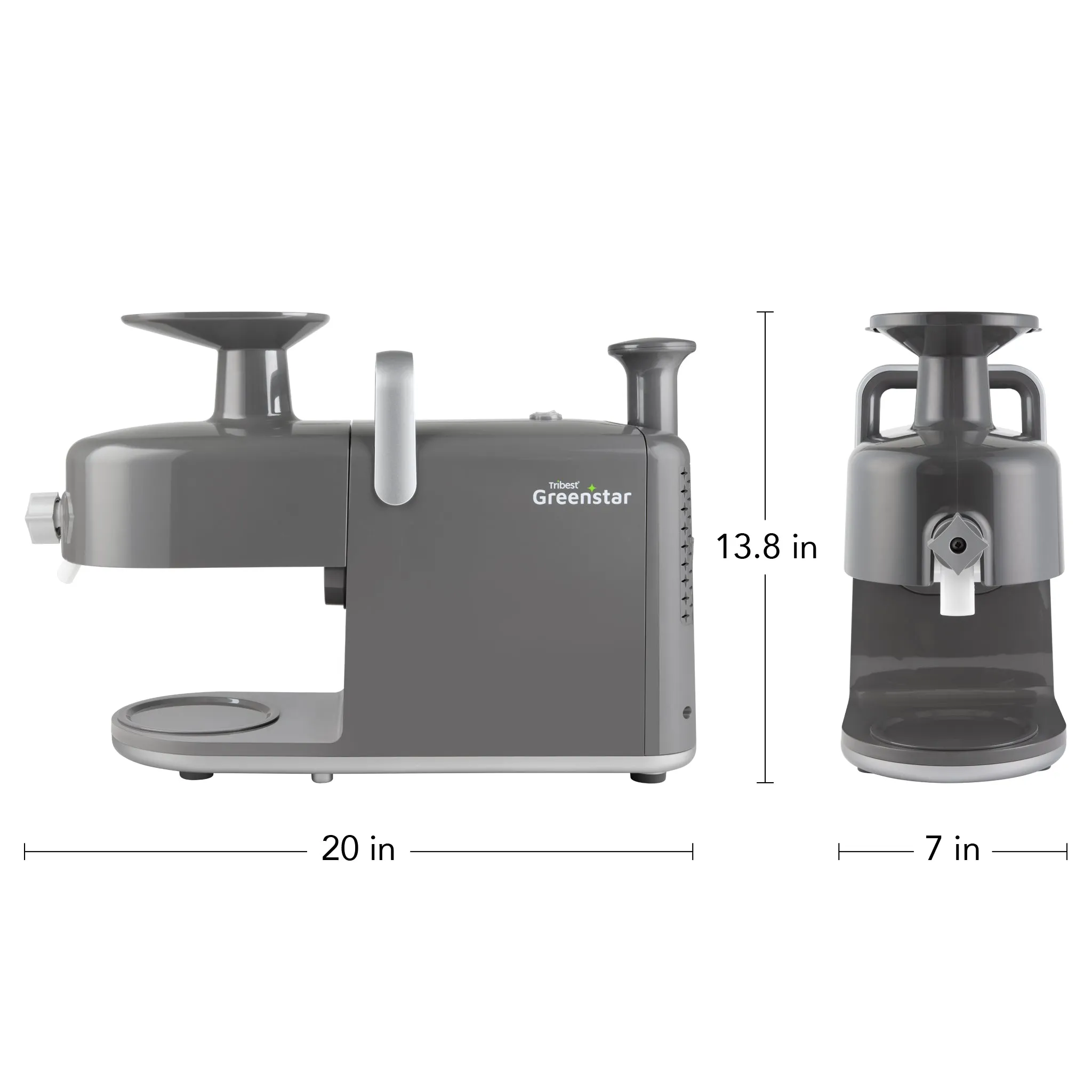 Greenstar 5 All Stainless Steel Twin Gear Cold Press Masticating Juicer