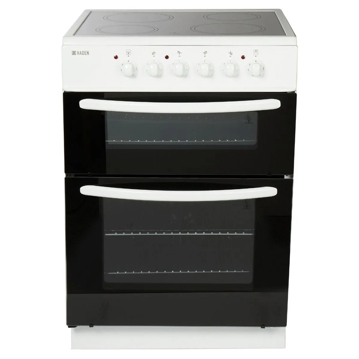 Haden HE60DOMW 60cm Double Oven Ceramic Cooker in White