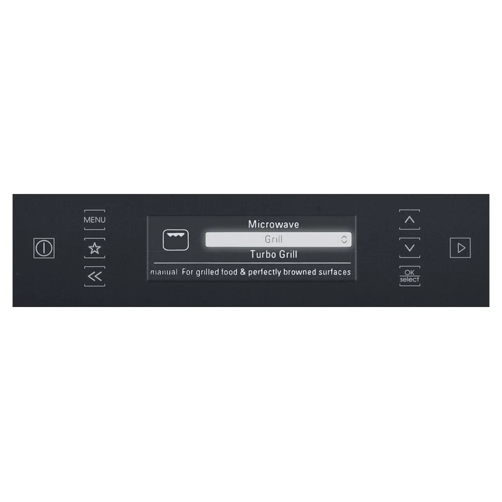 Hotpoint 40L Built-in Combi Microwave - Black Steel | MP 996 BM H