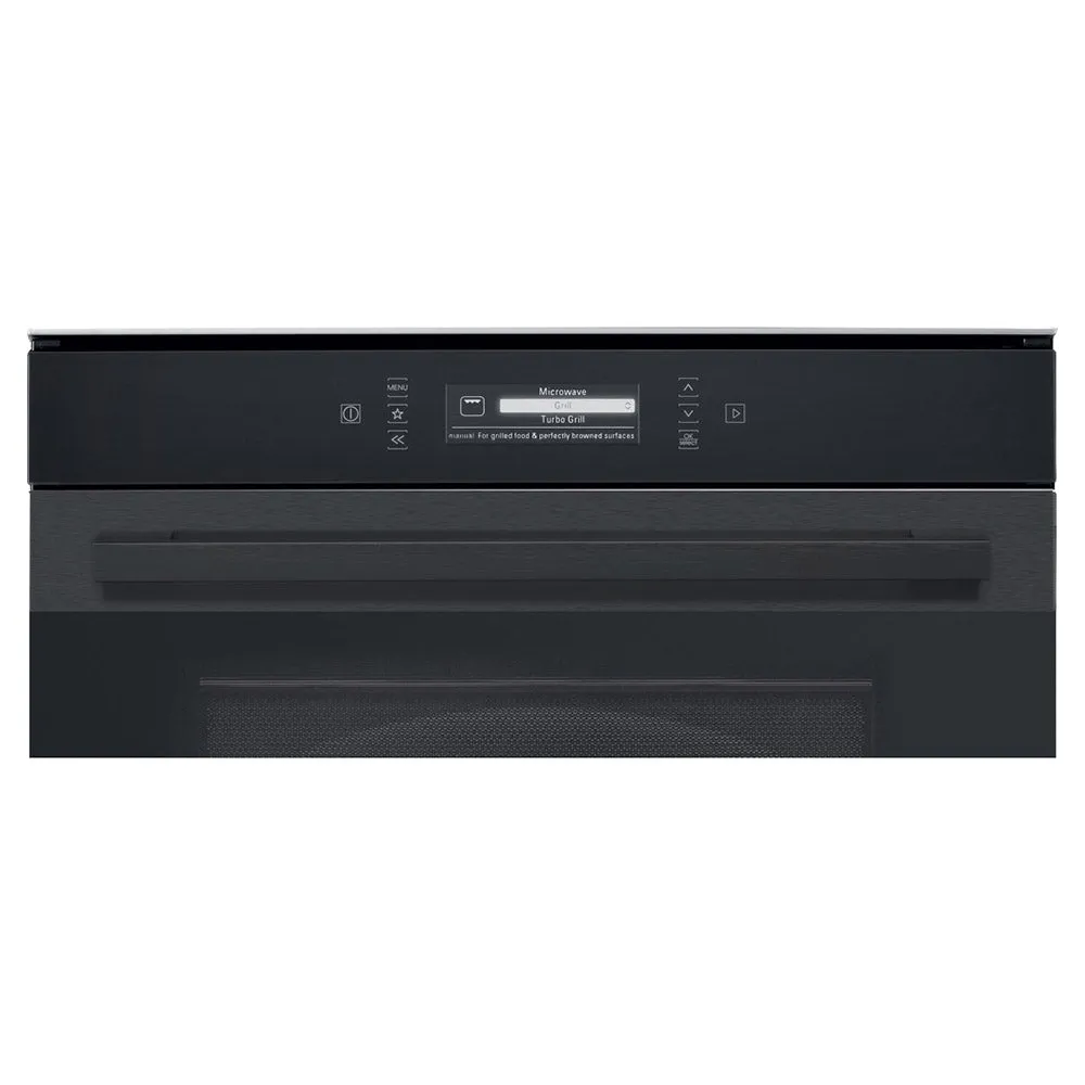 Hotpoint 40L Built-in Combi Microwave - Black Steel | MP 996 BM H