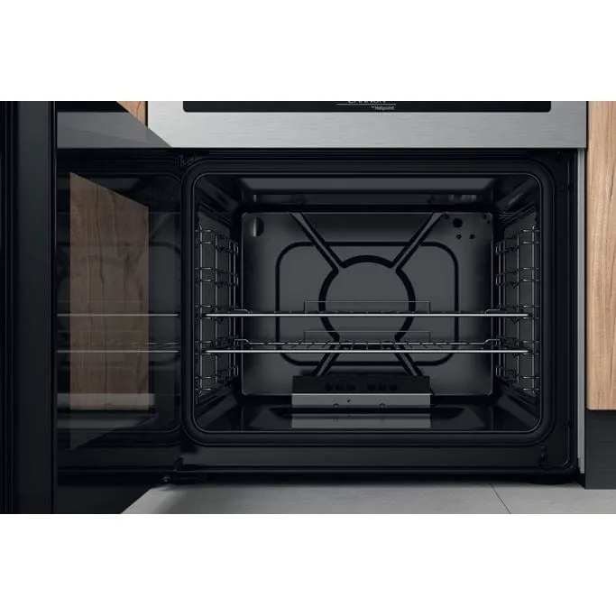 Hotpoint Cannon CD67G0CCX 60cm Double Oven Gas Cooker Twin Cavity Oven Hob Stainless Steel Inox