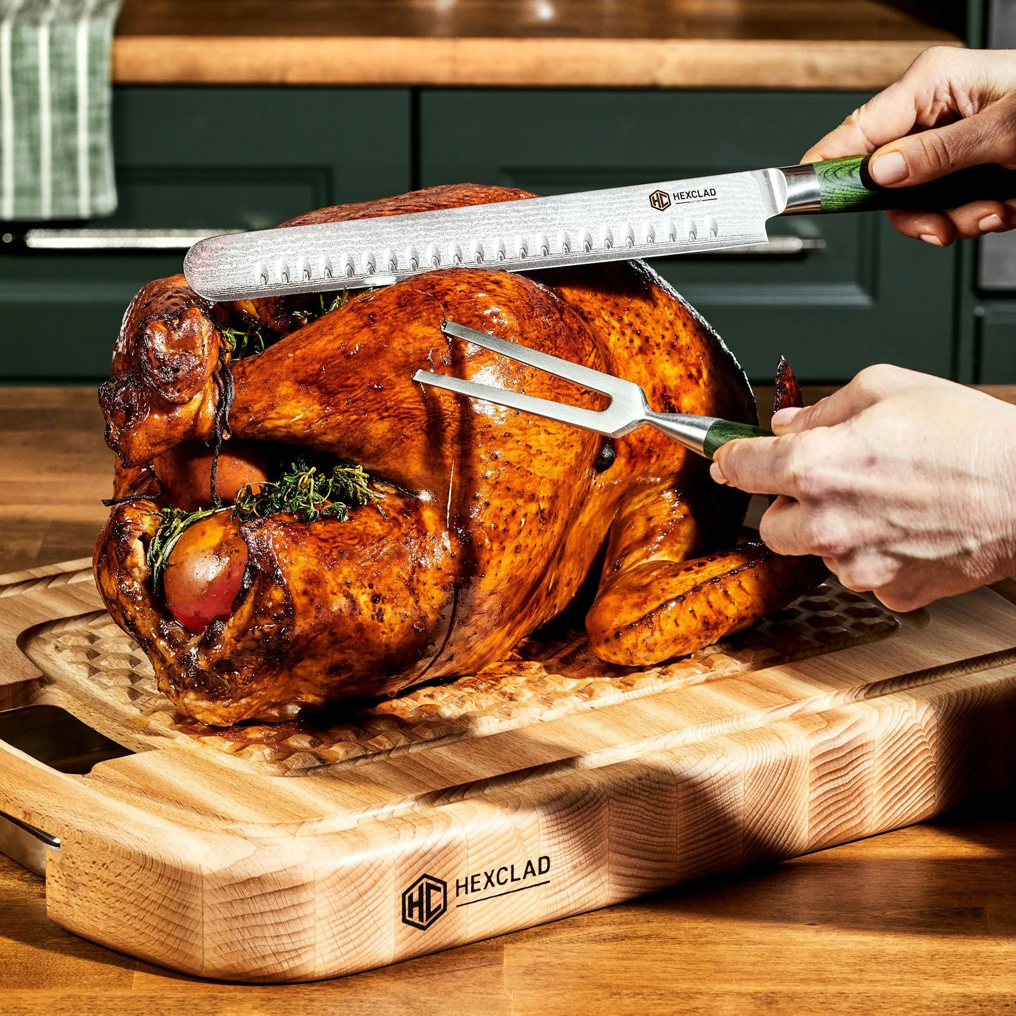 Hybrid Roasting Pan & Carving Set