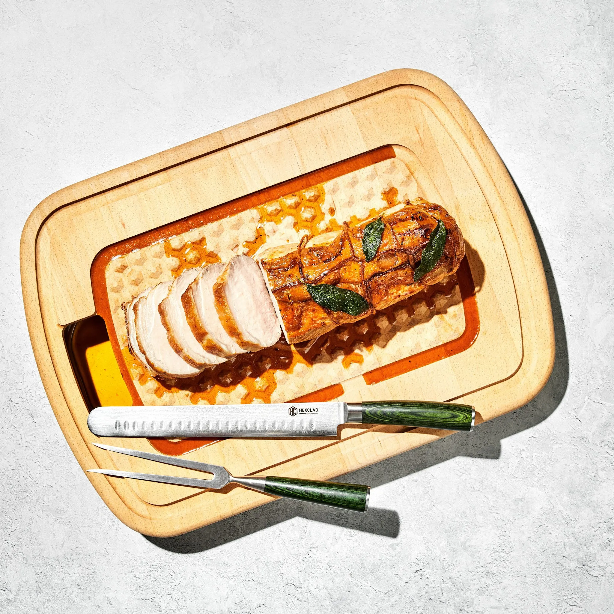 Hybrid Roasting Pan & Carving Set