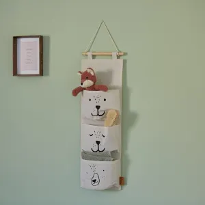 Kids Hanging Organiser With 3 Pockets