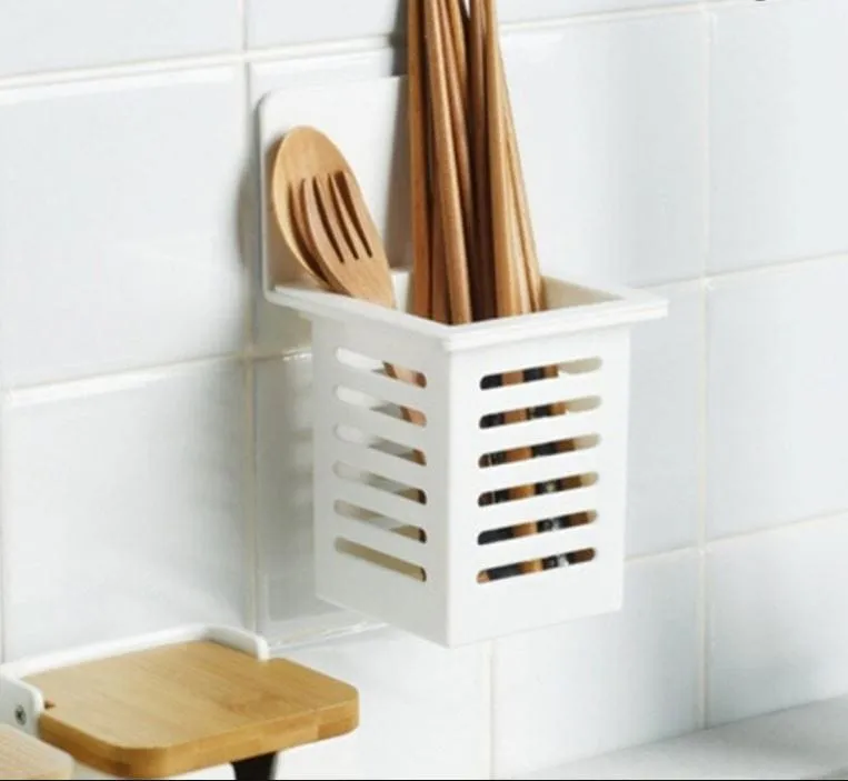 Kitchen Utensil Storage Holder Wall Mounted