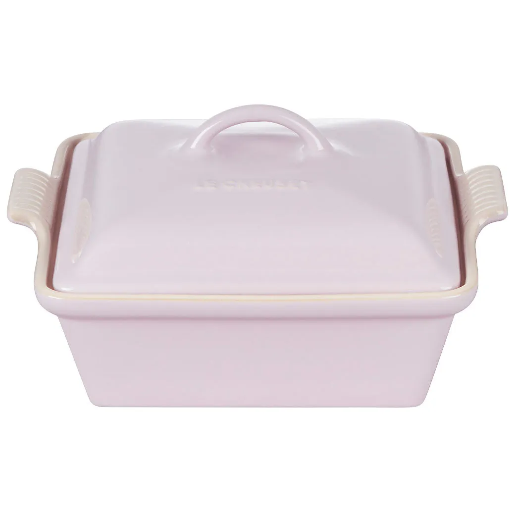 Le Creuset 2.5 qt (9-Inch) Stoneware Heritage Covered Square Casserole