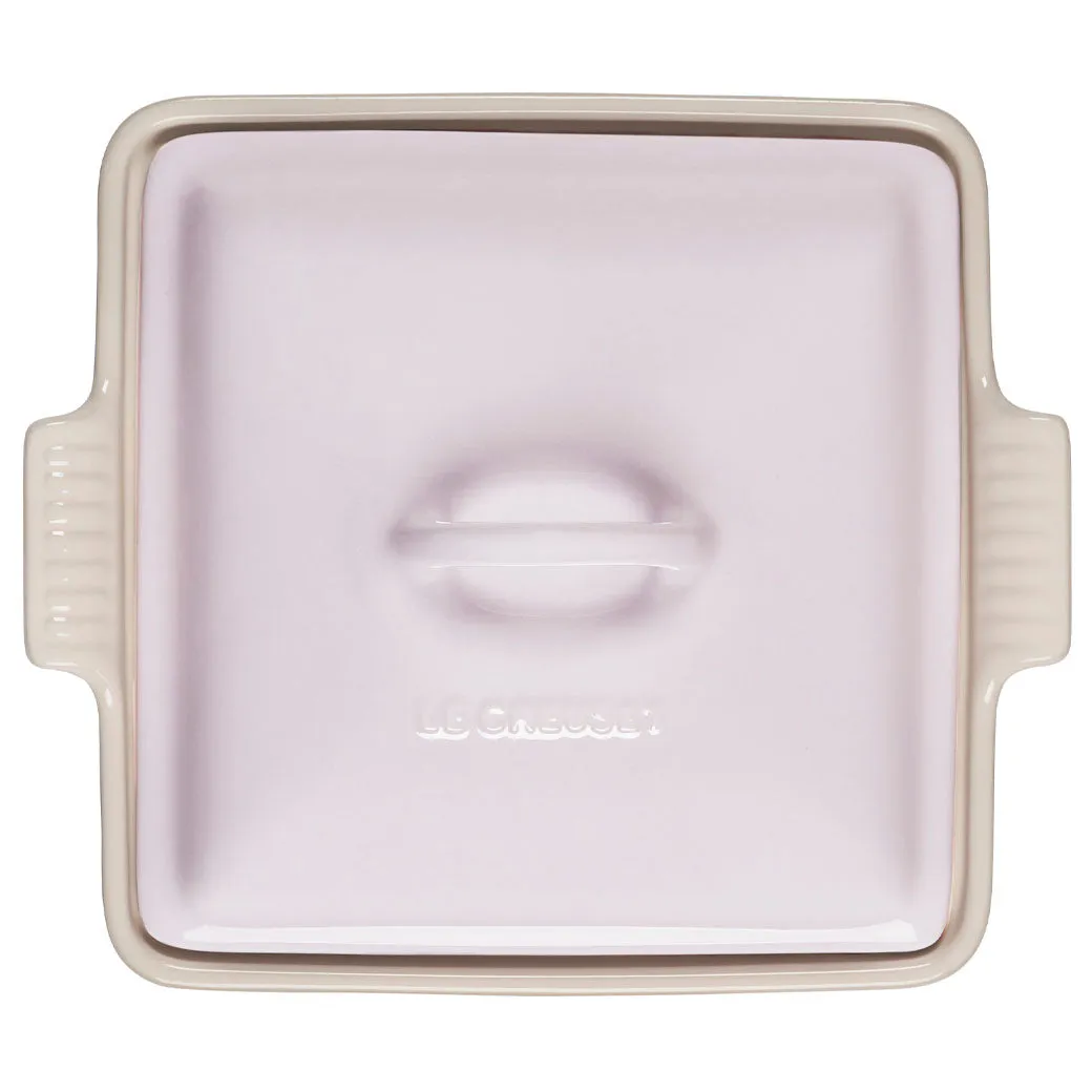 Le Creuset 2.5 qt (9-Inch) Stoneware Heritage Covered Square Casserole