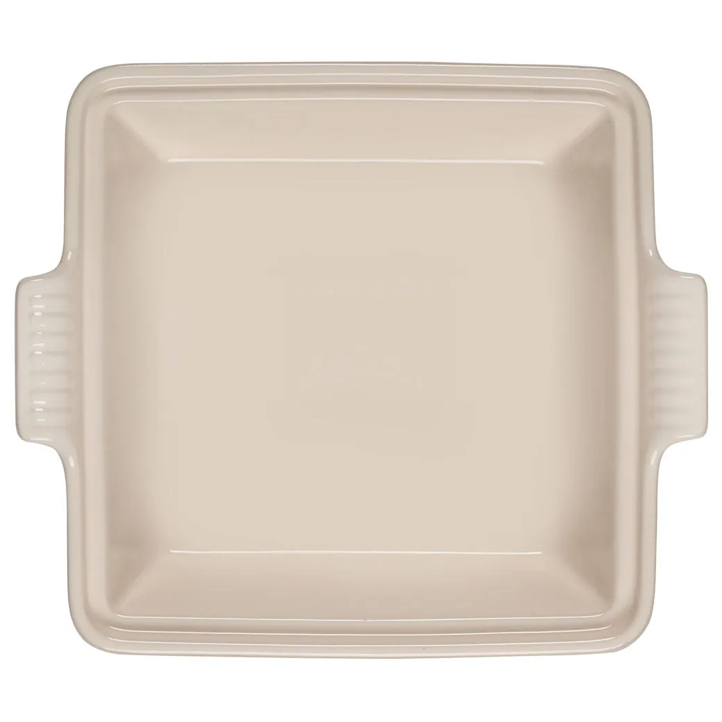 Le Creuset 2.5 qt (9-Inch) Stoneware Heritage Covered Square Casserole