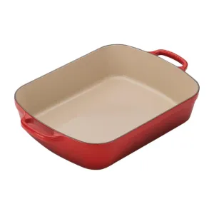 Le Creuset Cast Iron Roaster 33cm 4.9L Cerise