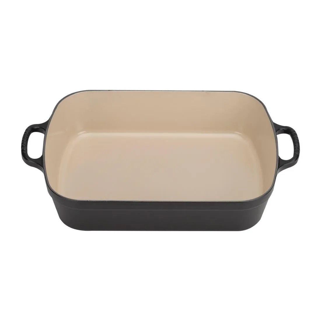 Le Creuset Cast Iron Roaster 33cm 4.9L Satin Black