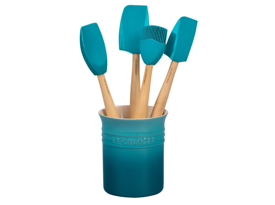 Le Creuset Craft Series Utensil Set w/Crock