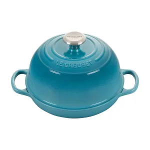 Le Creuset Enameled Cast Iron Signature Bread Oven, 9.5-Inches, Caribbean