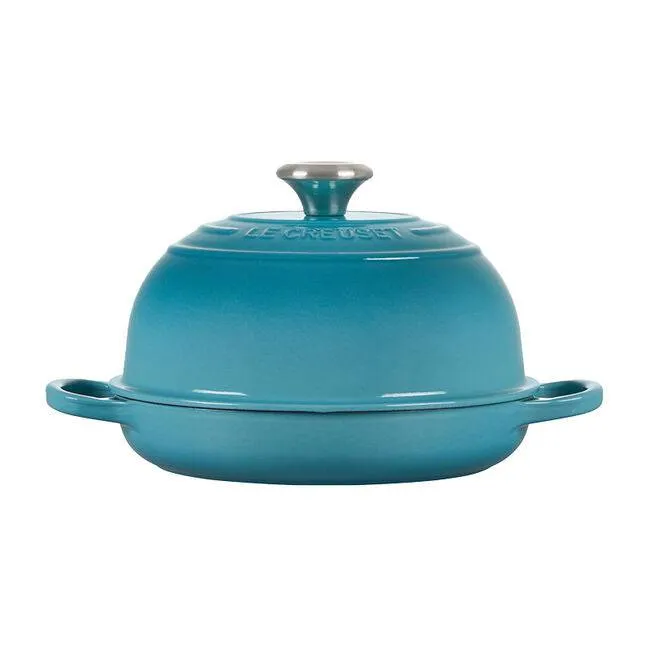 Le Creuset Enameled Cast Iron Signature Bread Oven, 9.5-Inches, Caribbean