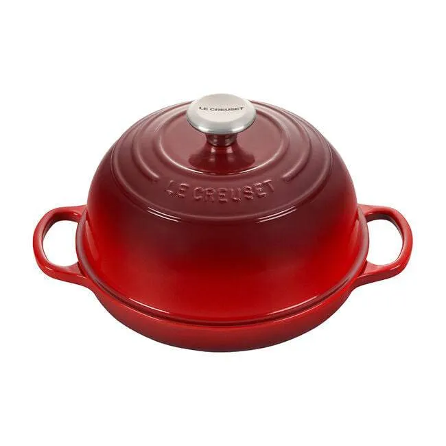 Le Creuset Enameled Cast Iron Signature Bread Oven, 9.5-Inches, Cerise