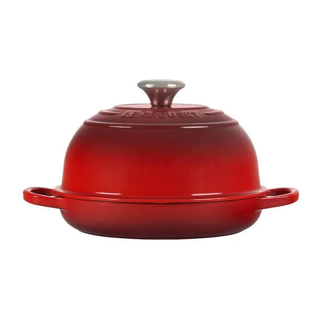 Le Creuset Enameled Cast Iron Signature Bread Oven, 9.5-Inches, Cerise