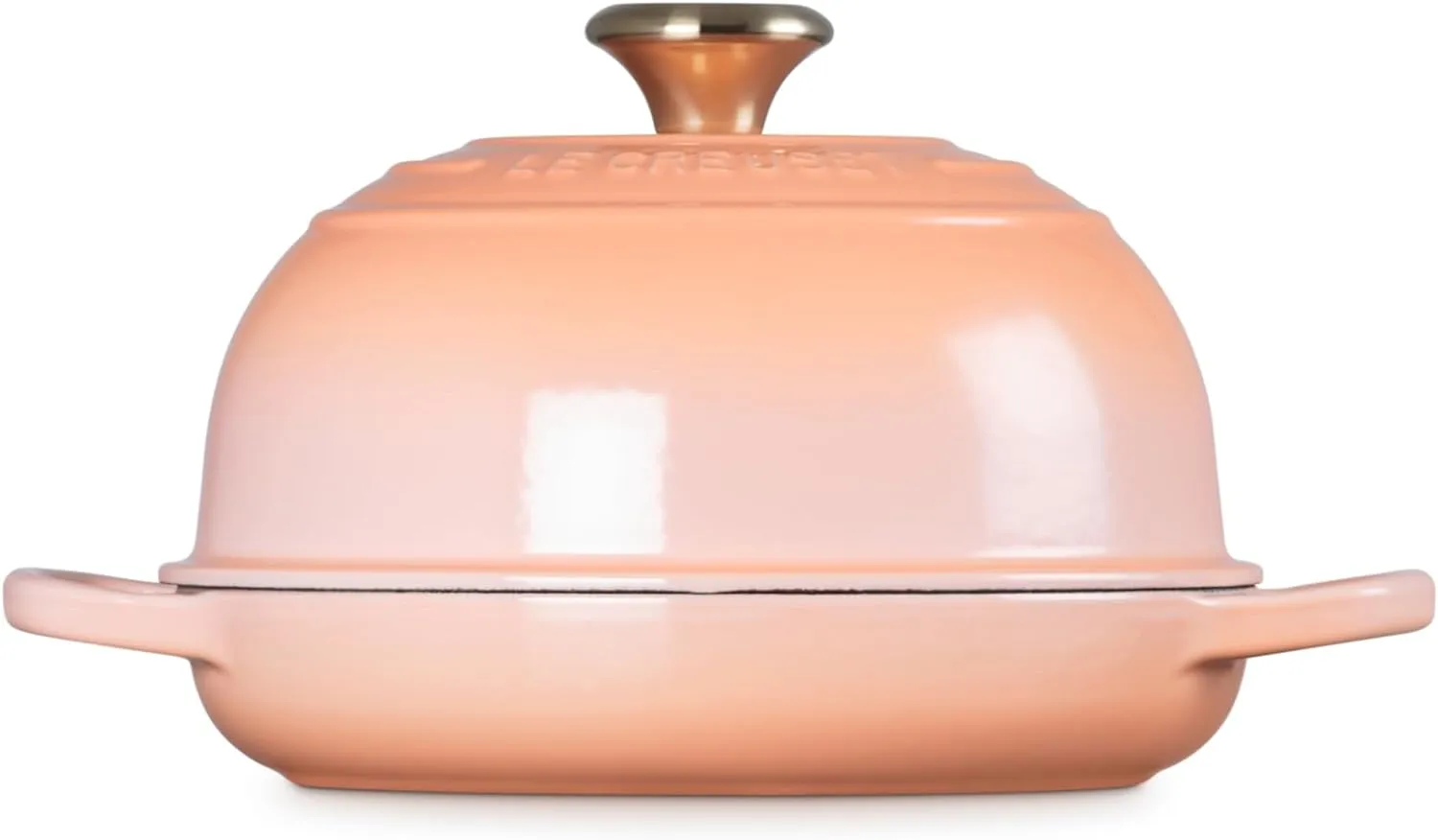 Le Creuset Enameled Cast Iron Signature Bread Oven, 9.5-Inches, Peche