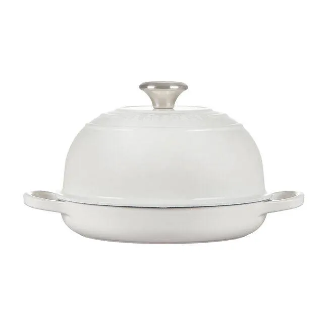 Le Creuset Enameled Cast Iron Signature Bread Oven, 9.5-Inches, White