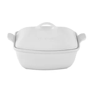 Le Creuset Heritage 4qt Deep Covered Rectangle Baker - White