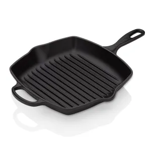 Le Creuset Signature Cast Iron Square Grillit 26cm Black