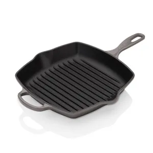 Le Creuset Signature Cast Iron Square Grillit 26cm Flint