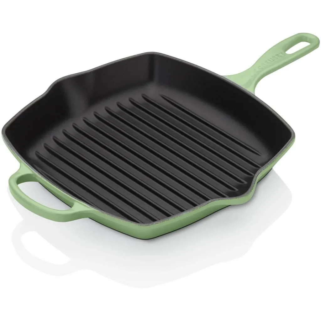 Le Creuset Signature Cast Iron Square Grillit 26cm Rosemary