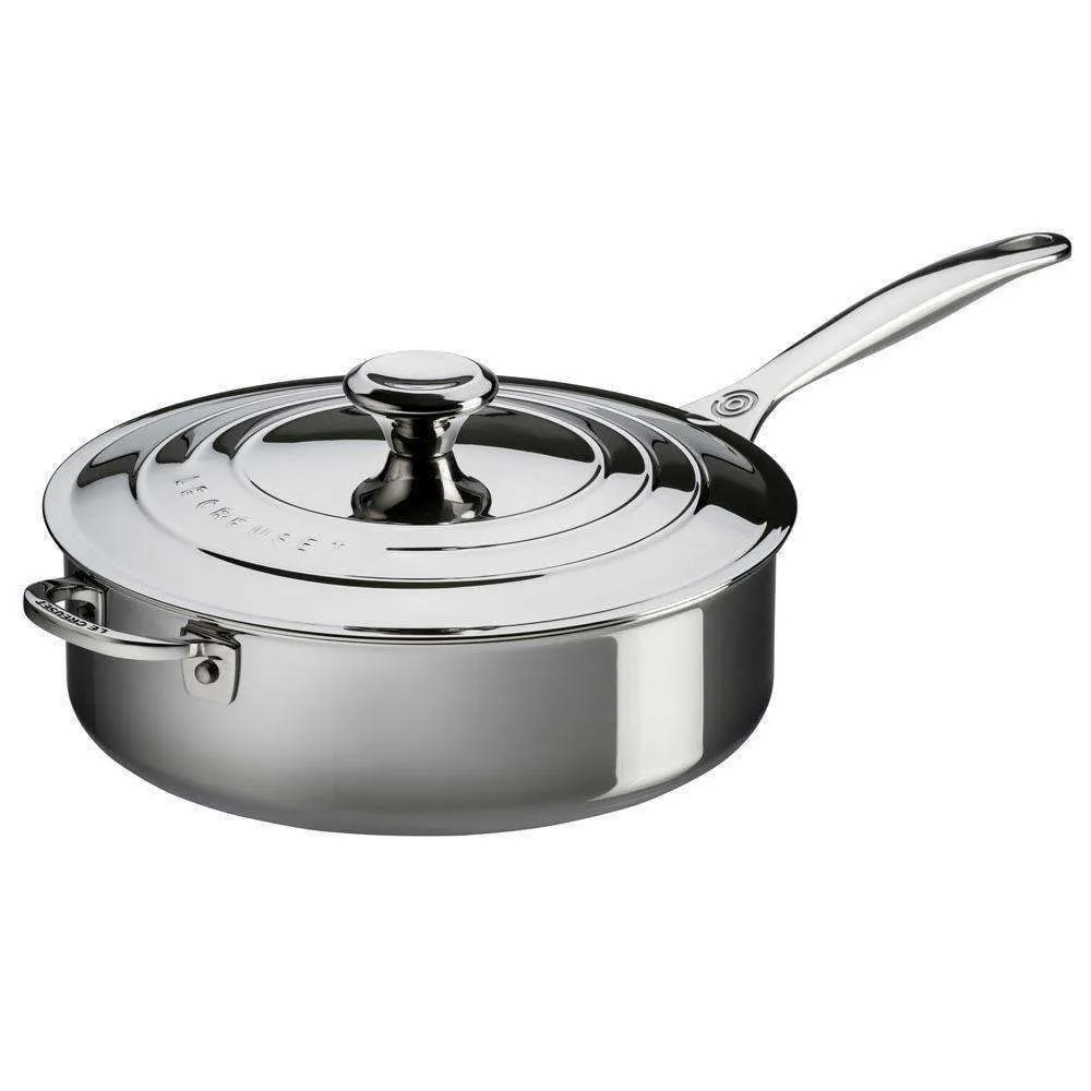 Le Creuset Stainless 4.5 QT (4.3L) 3-Ply Sauté Pan