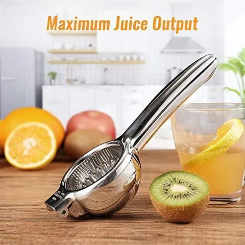 Lemon Squeezer Super High Quality Stainless Steel 304 Hand Press Juicer Manual Citrus for Juicing Lemon ＆ Limes, Vegetables 2.3Inch Middle