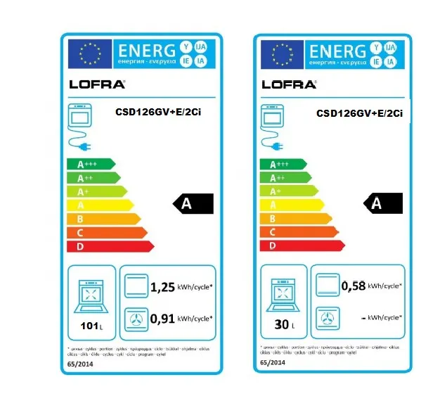 Lofra Curva 120 CSD126GV E/2Ci Gas Dual Fuel Range 120cm