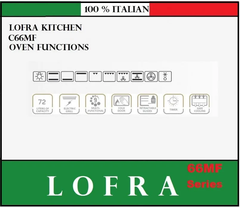 Lofra Dolcedvita 90 RBID 96MFTECI GvGt Gas Dual Fuel Range Cooker 90cm